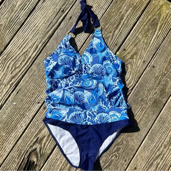2 piece  tankini ocean print - Picture 13 of 13